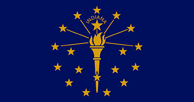Indiana State Flag